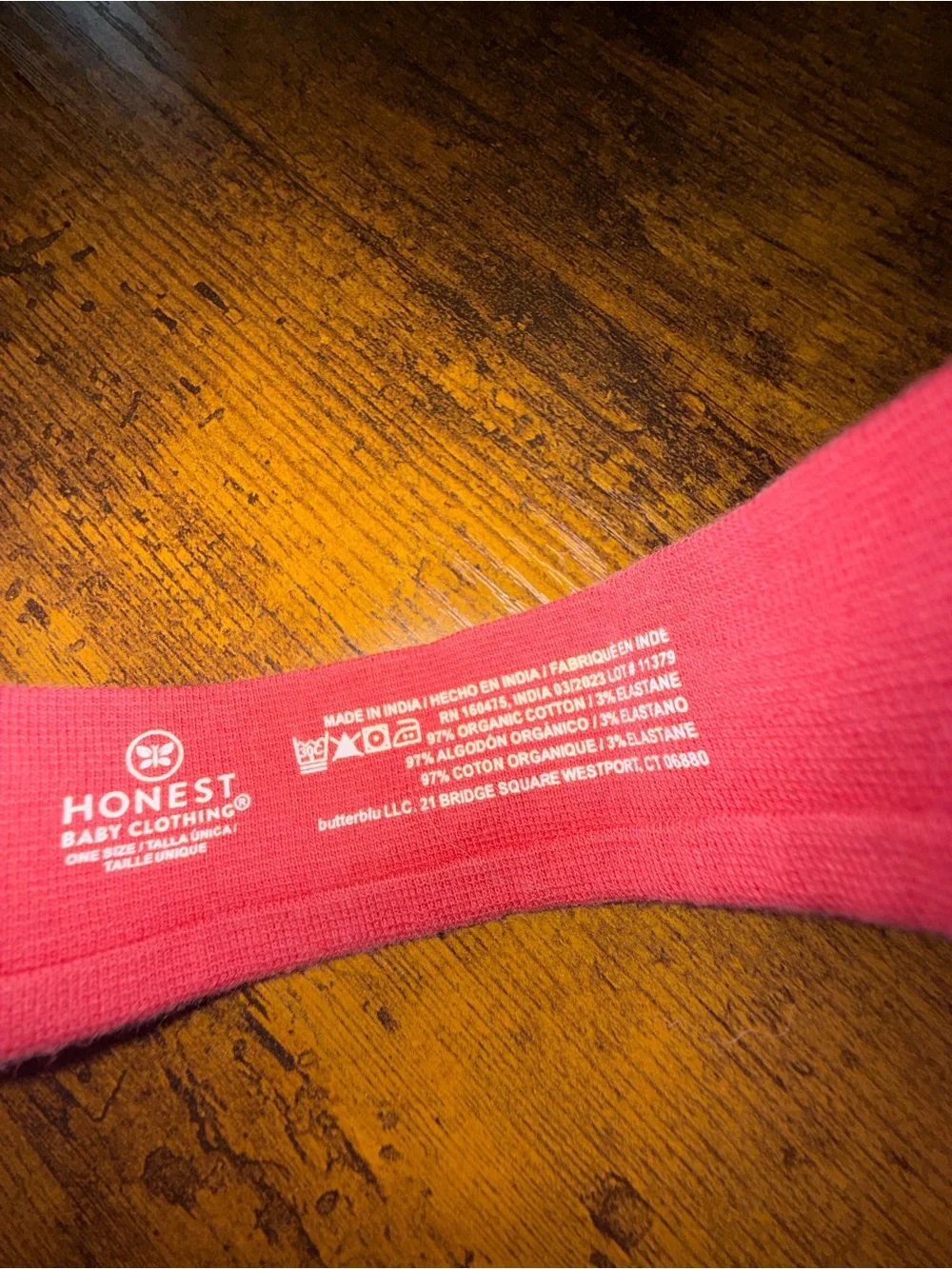 Honest Coral & Pink Knit Headband Set